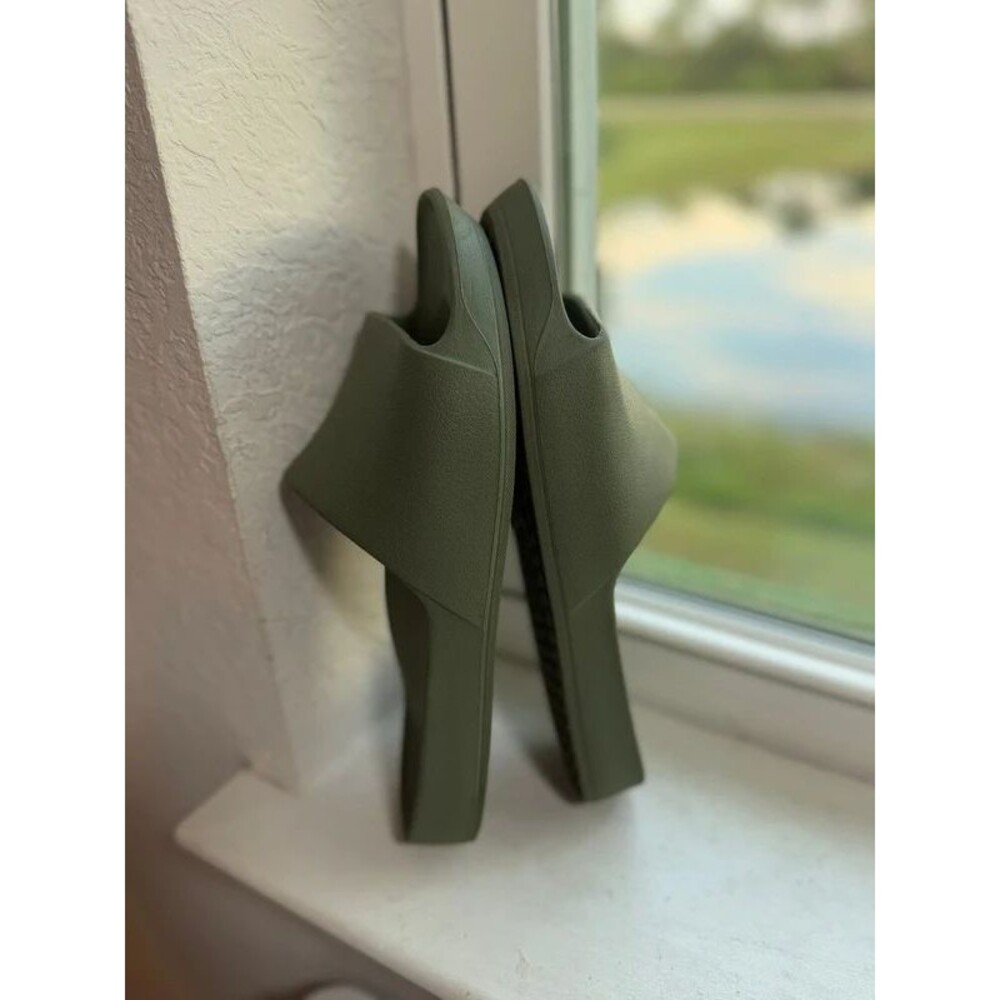 Archie’s Arch Support Slide Sandals in Olive Green Men’s 8 | Women’s 9 - Picture 11 of 12
